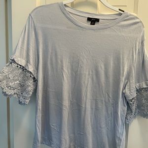 J. Crew Lace T-shirt